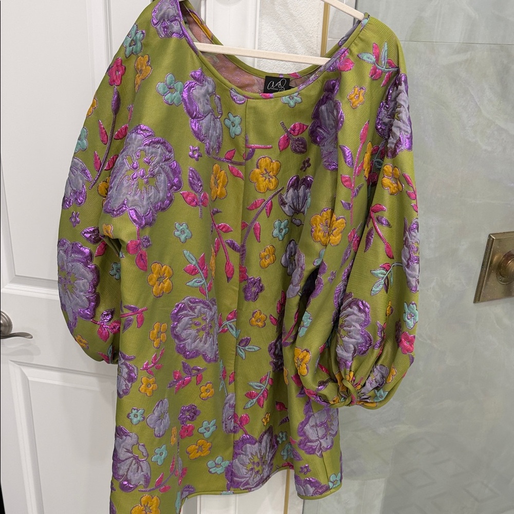 Arianne elmy XXL NEW retro green good luck dress